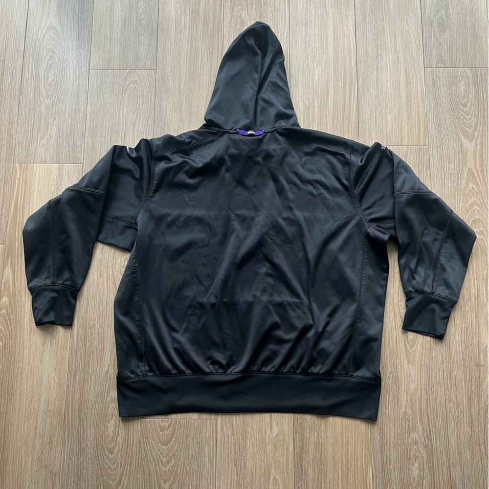 Minnesota Vikings Nike Hoodie Mens XXL Pullover Sweatshirt Black - Picture 5 of 6